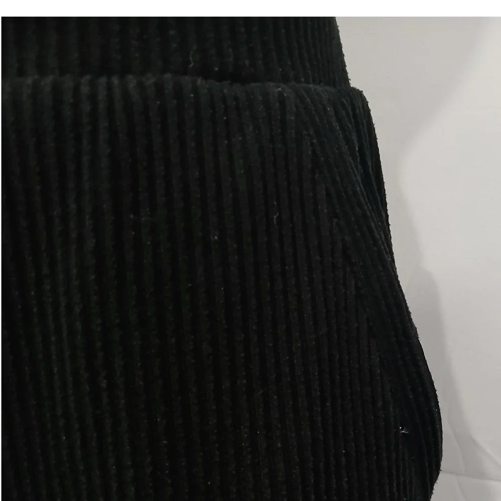 Alo Yoga Muse Ribbed Sweatpants Black Womens Medium‎ Joggers Drawstring Pockets